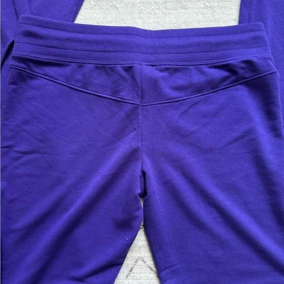 Victoria's Secret PINK Flare Bottom Pants - Charcoal and purple - Picture 7 of 11